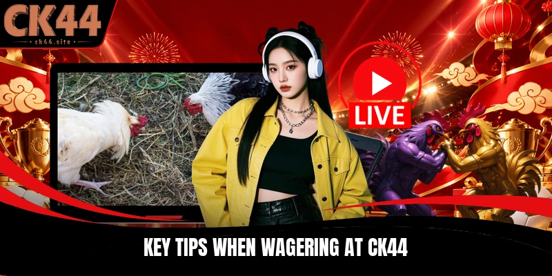 Key tips when wagering at CK44