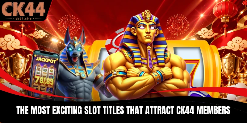 The most exciting slot titles that attract CK44 members